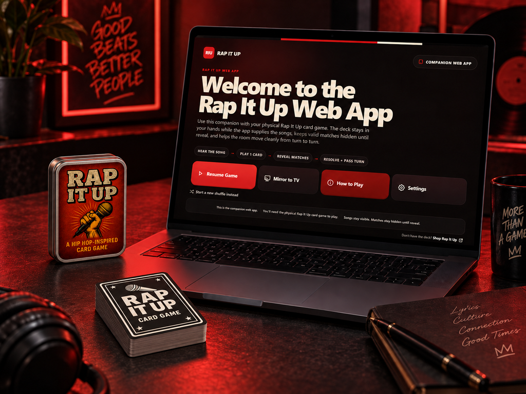 Rap It Up — The Ultimate Hip-Hop Card Game + Music Challenge