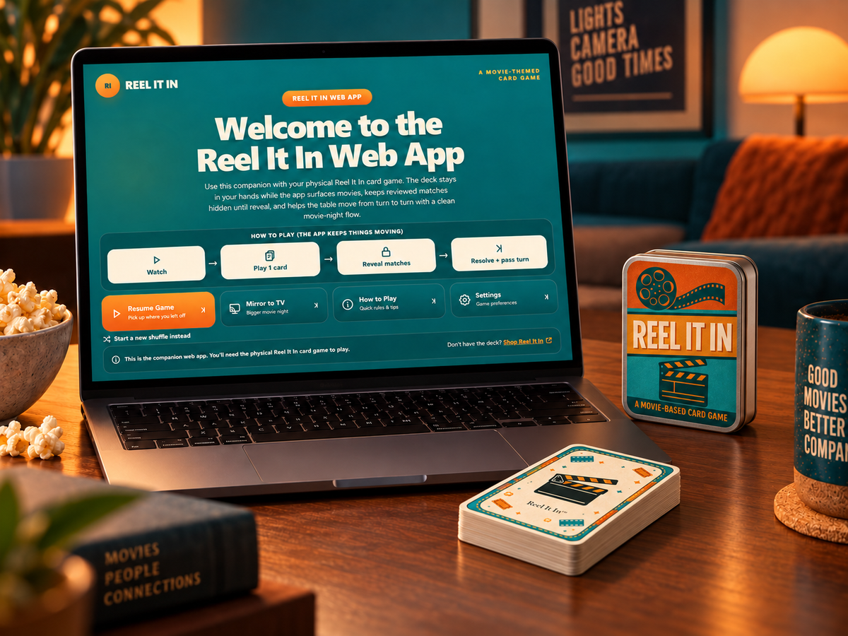Reel It In — The Ultimate Movie Night Card Game
